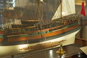 Scale model of the ship "Anne"