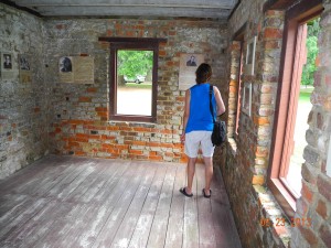 One of the original slave quarters