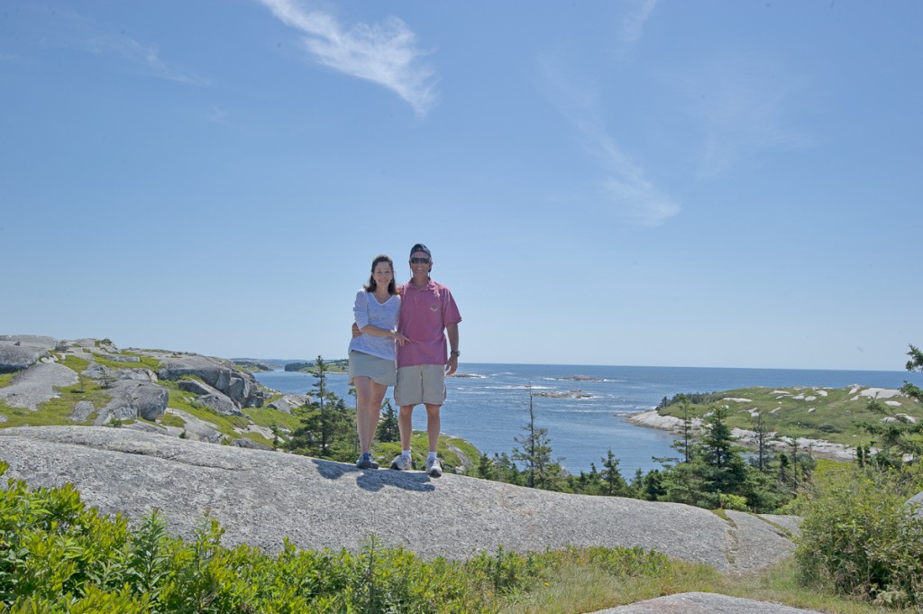 On the road to Peggy's Cove