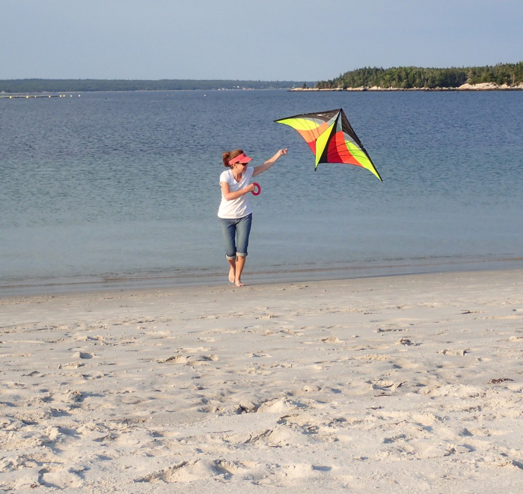 Carters Beach kite flying
