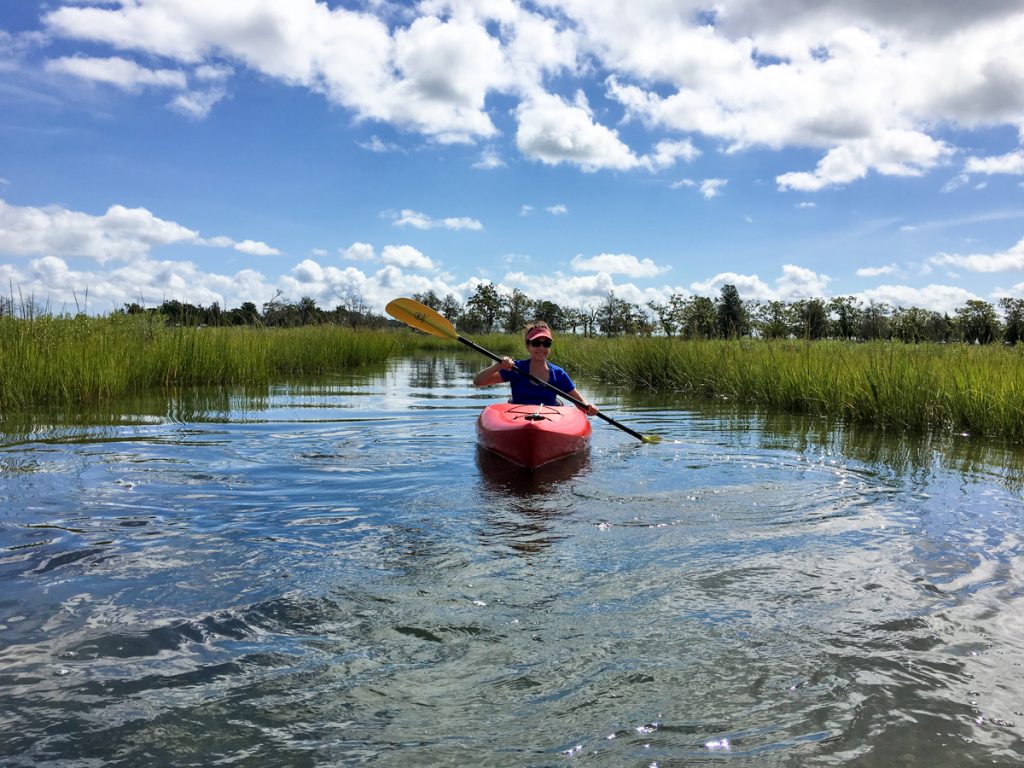Kayaking the marshes